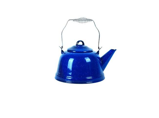 2.5L Tea Pot - Blue Enamel